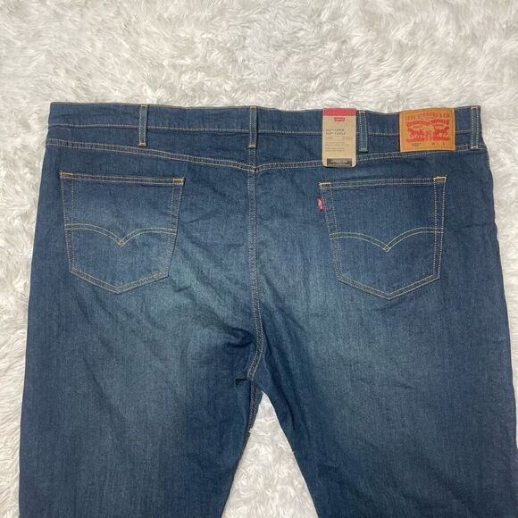 Levis 502 Regular Taper Straight Jeans Mens 52x32 (52x30) Stretch New with Tag - Picture 6 of 10